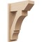 Ekena Millwork 7 1/2-in W x 18-in D x 26-in H Balboa Slat Rough Cedar Woodgrain TimberThane Outlooker, Primed Tan OUTUR075X18X26BOA24RCPR - alternate 1